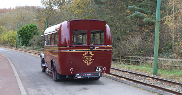 accessible bus at Beamish Museum